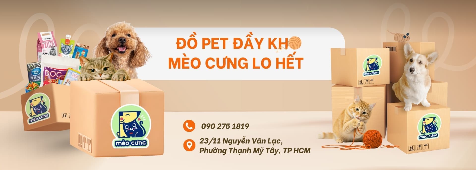 Banner Mèo Cưng